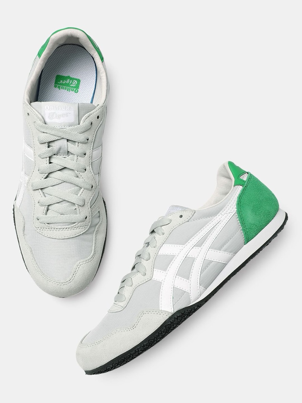 Onitsuka Tiger Women Serrano 'Grey Green' Size 6